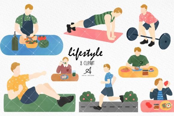 Download Man Healthy Lifestyle Clipart - Lifestyle clipart Collection