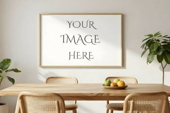 Download Horizontal Wood Frame Mockup - Wood frame mockup Collection