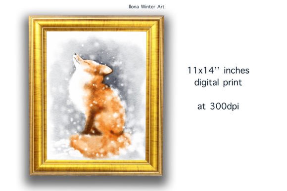 Download Watercolor Cute Fox Printable Wall Art - Printable wall art Collection